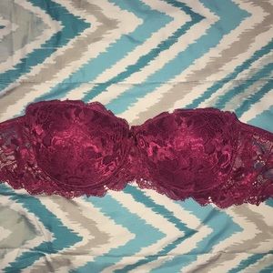 Pinkish burgundy bra